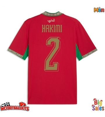 Morocco Achraf Hakimi #2 Replica Home Stadium Shirt World Cup 2026 Short Sleeve